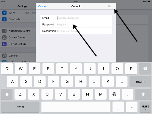 how to set up google mail on ipad